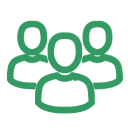 silueta personas icono